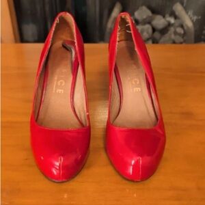 Elegant Red Versace Women's Heels
